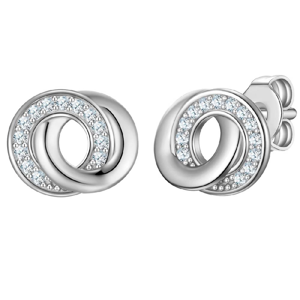Rafaela Donata Ohrstecker Sterling Silber Zirkonia weiß Sonderangebote