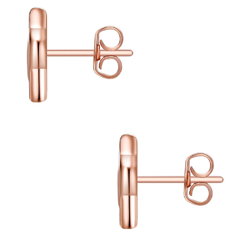 Rafaela Donata Ohrstecker Sterling Silber roségold Zirkonia weiß Begrenzte Freigabe