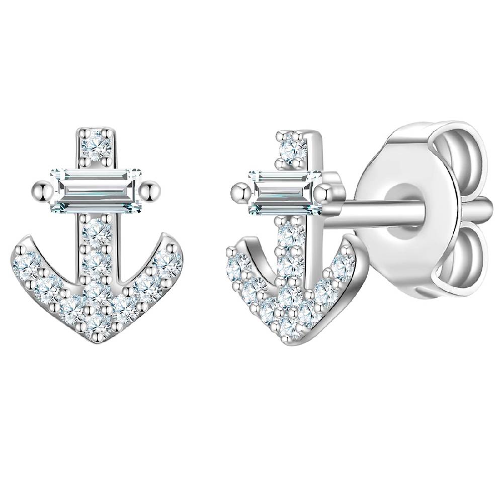 Rafaela Donata Ohrstecker Sterling Silber Zirkonia weiß Bis zu 55% Rabatt