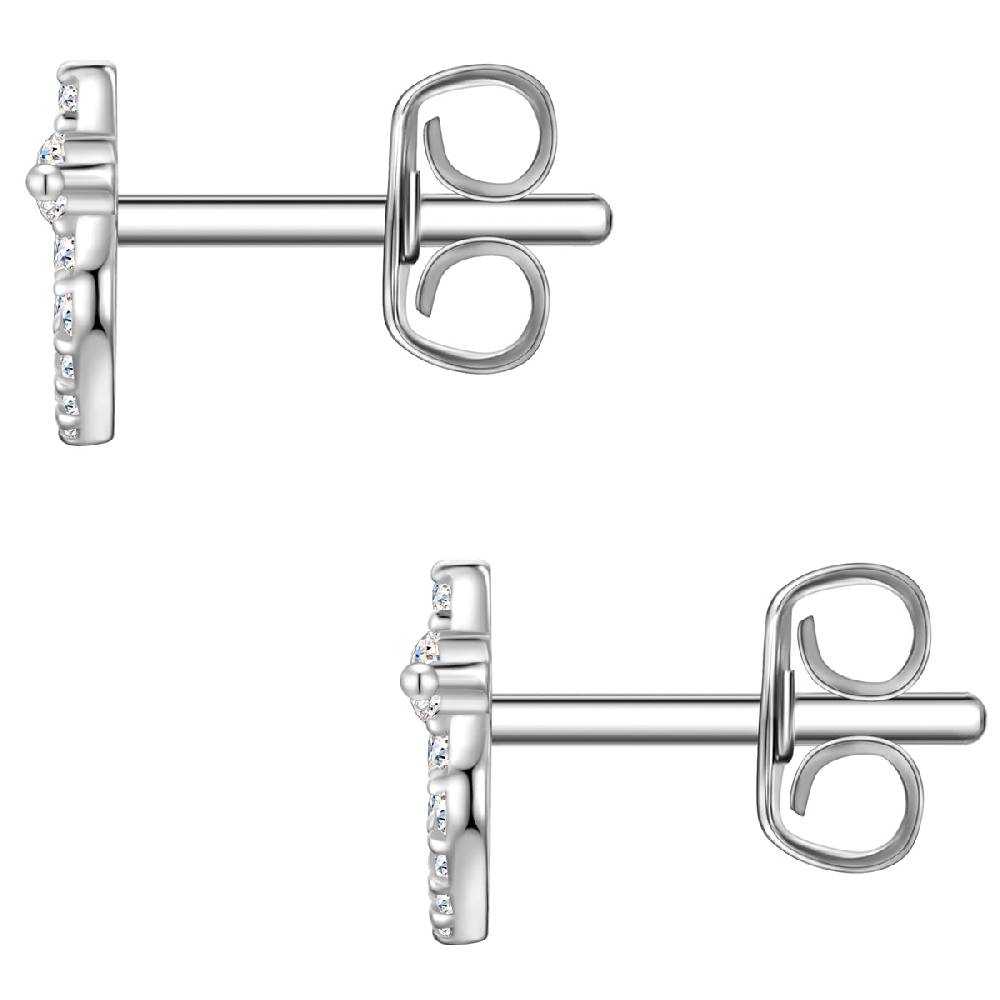 Rafaela Donata Ohrstecker Sterling Silber Zirkonia weiß Bis zu 55% Rabatt