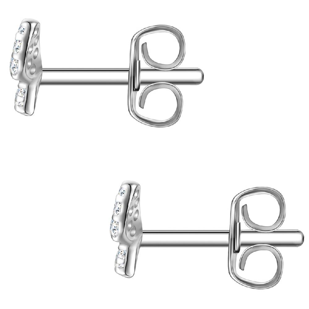 Rafaela Donata Ohrstecker Sterling Silber Zirkonia weiß Clearance-Verkauf