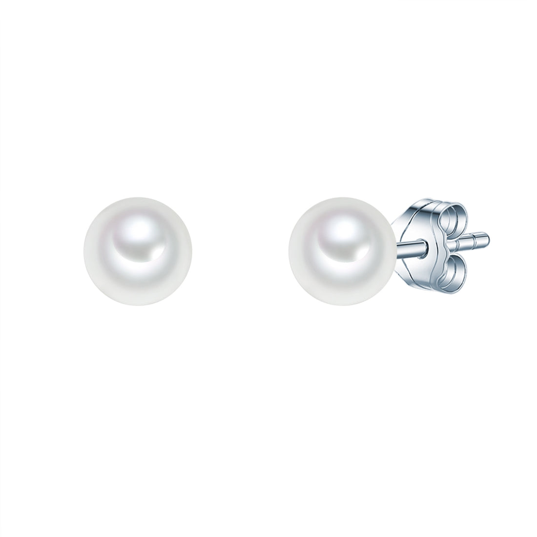 Rafaela Donata Ohrstecker Sterling Silber Muschelkernperle weiß zollfrei