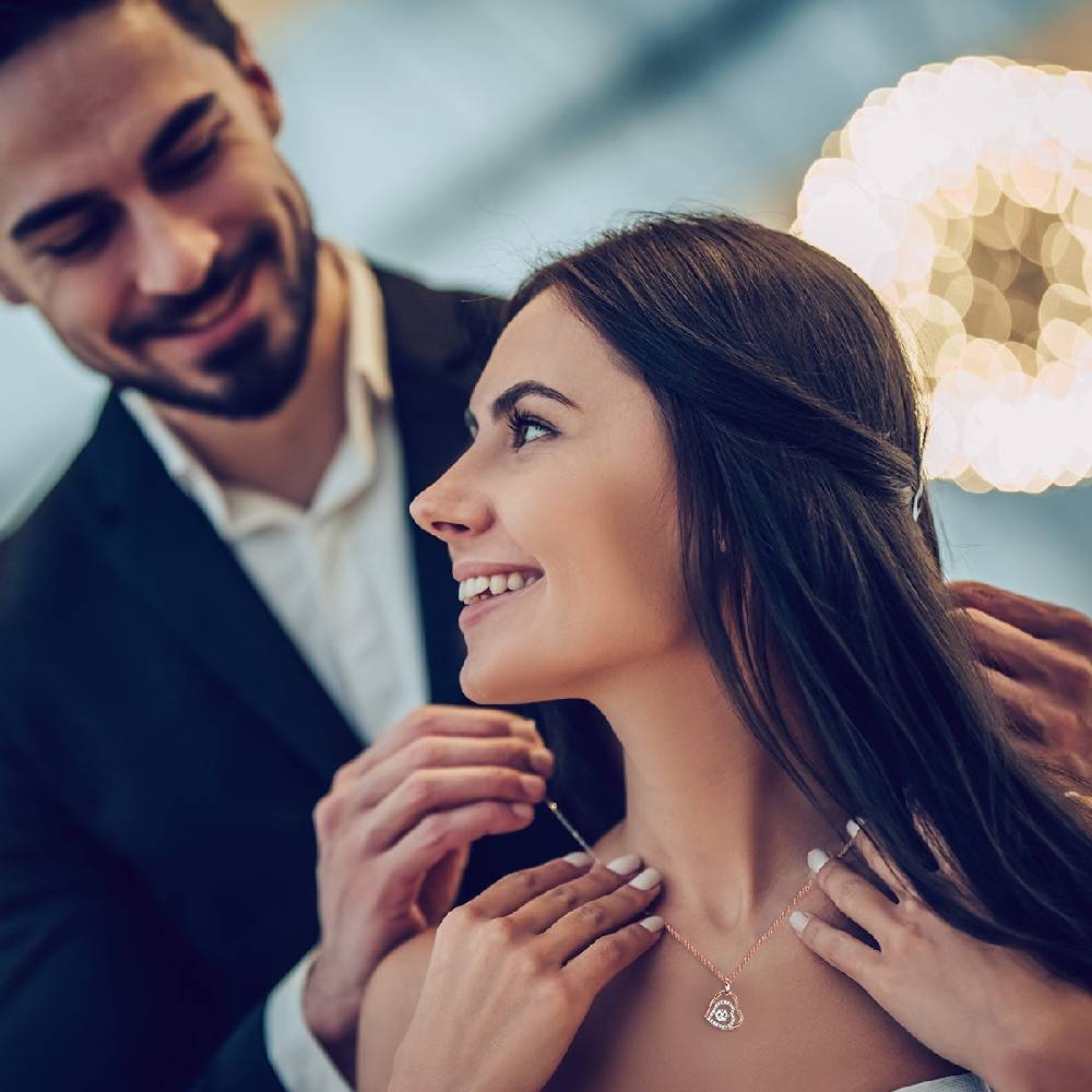 Rafaela Donata Kette mit Anhänger Sterling Silber roségold Zirkonia weiß Limitierter Zeitrabatt