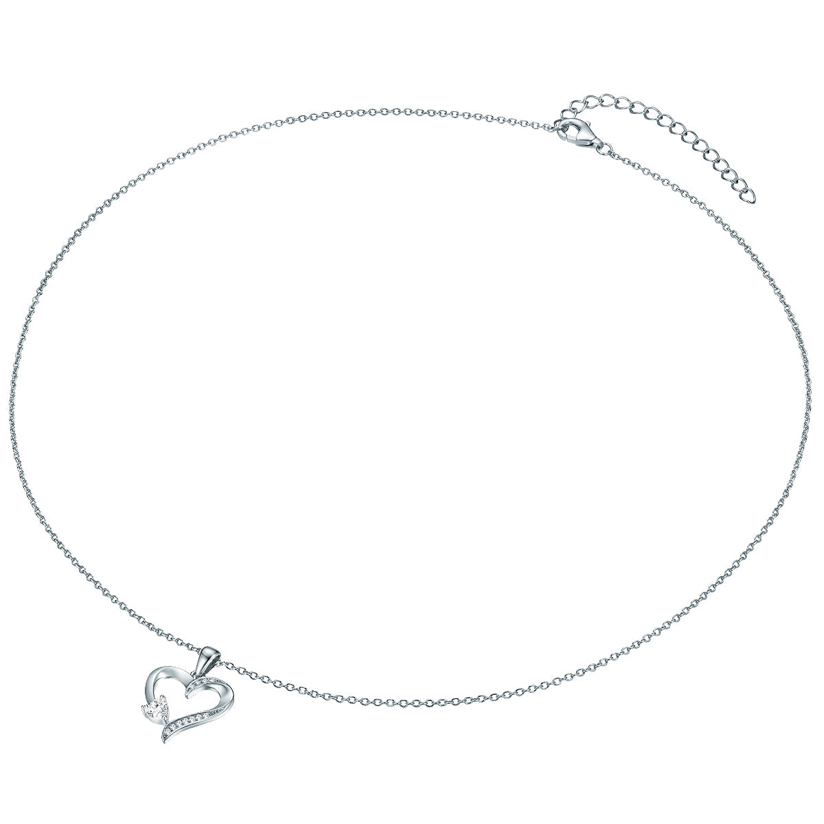Rafaela Donata Kette mit Anhänger Sterling Silber Zirkonia weiß Online Shopping