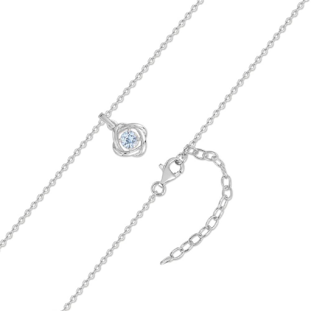 Rafaela Donata Kette mit Anhänger Sterling Silber Spinell (synth.) blau Lagerräumung