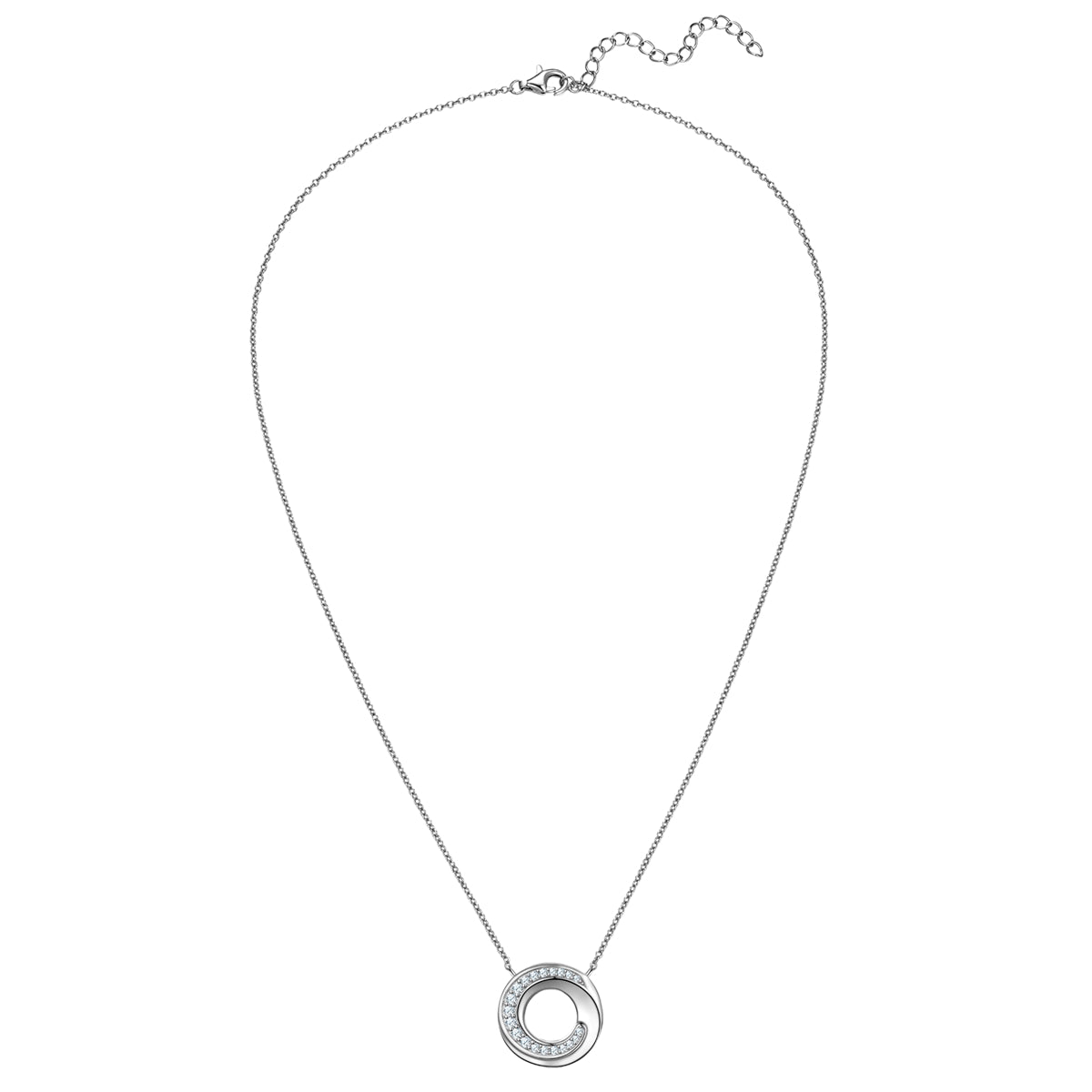 Rafaela Donata Kette mit Anhänger Sterling Silber Zirkonia weiß Blitzangebot