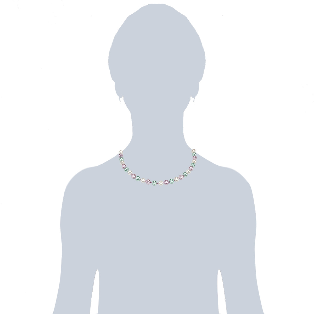 Rafaela Donata Kette Sterling Silber Muschelkernperle multicolor Speichern exportieren