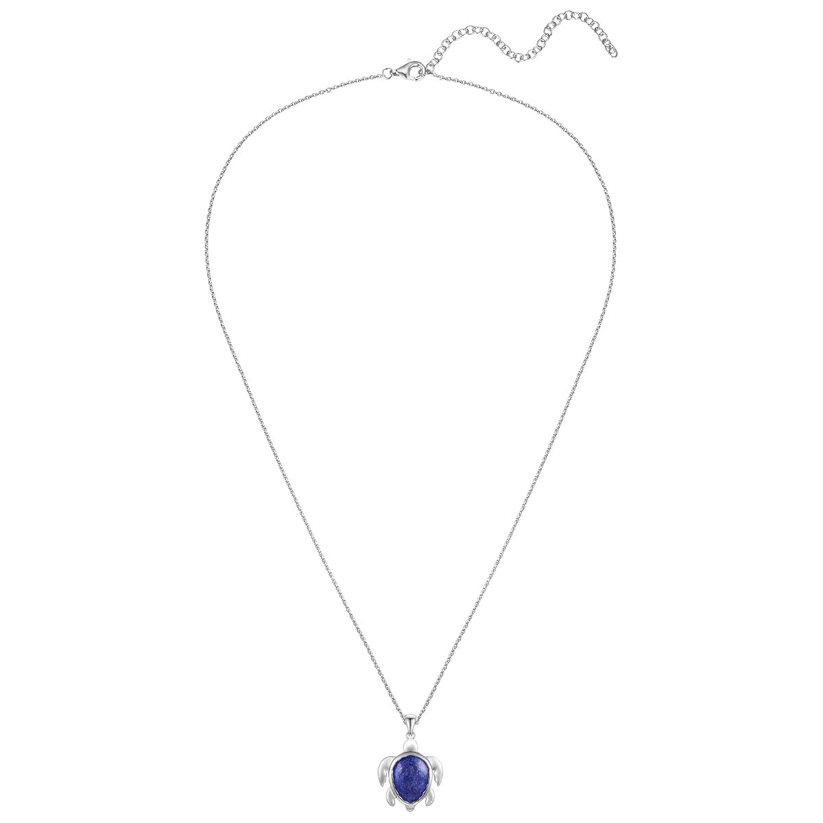 Rafaela Donata Kette mit Anhänger Sterling Silber Emaille blau zollfrei