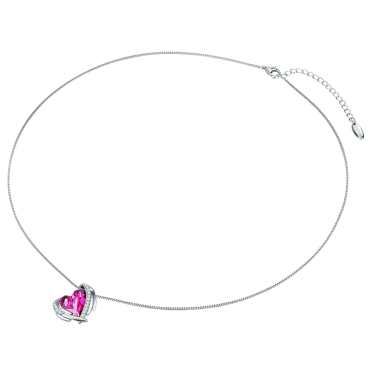 Rafaela Donata Kette mit Anhänger Sterling Silber verziert mit Kristallen von Swarovski® amethyst weiß 50% Rabatt für begrenzte Zeit