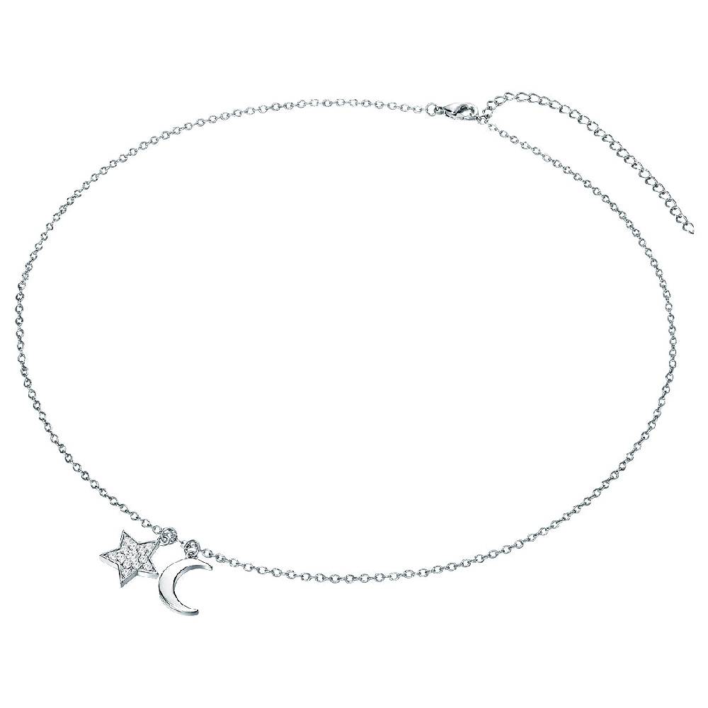 Rafaela Donata Kette mit Anhänger Sterling Silber verziert mit Kristallen von Swarovski® weiß im Angebot