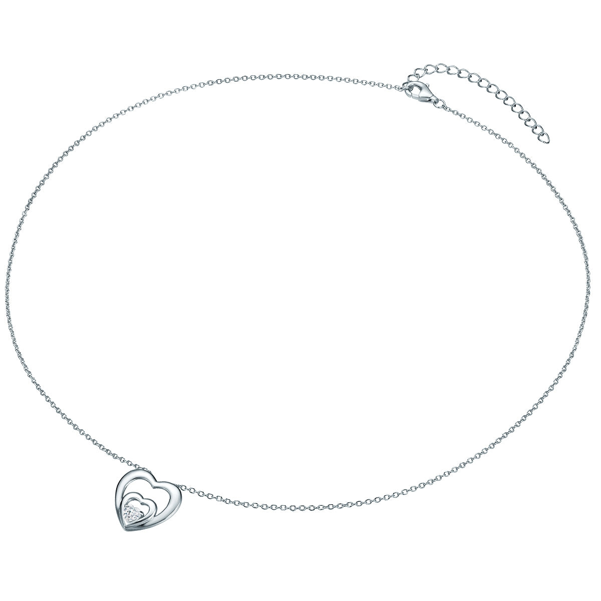 Rafaela Donata Kette mit Anhänger Sterling Silber Zirkonia weiß Schlussverkauf