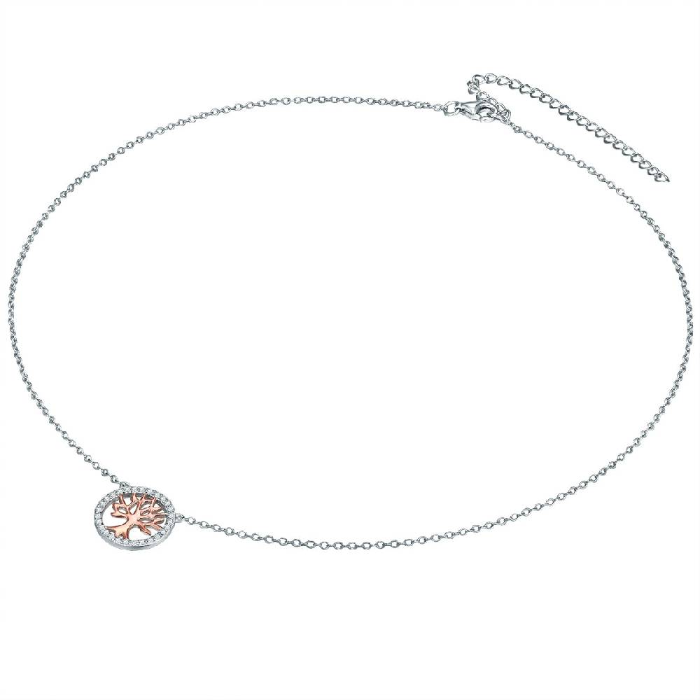 Rafaela Donata Kette mit Anhänger Sterling Silber bi-Color Zirkonia weiß Meist gekauft