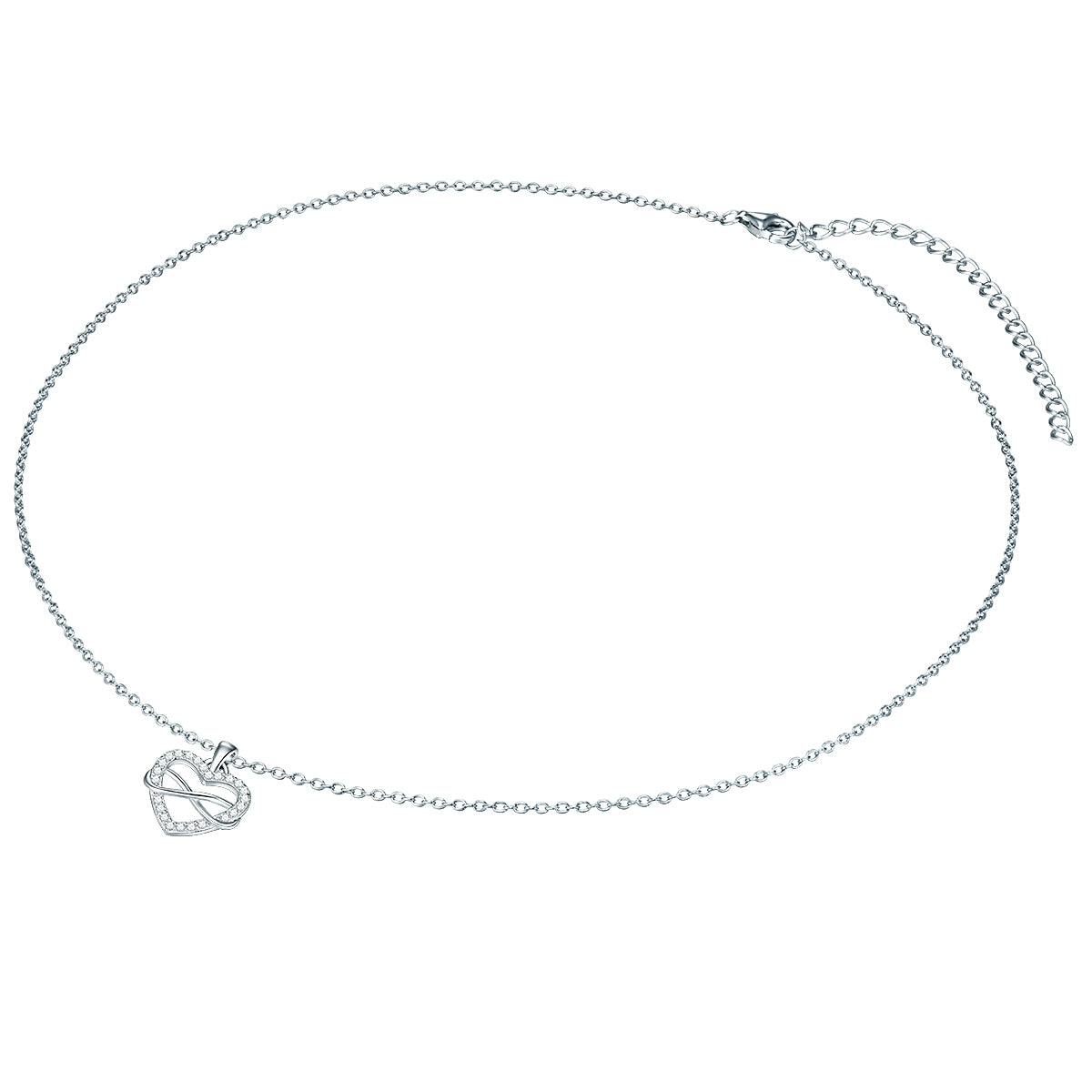 Rafaela Donata Kette mit Anhänger Sterling Silber Zirkonia weiß Blitzangebot