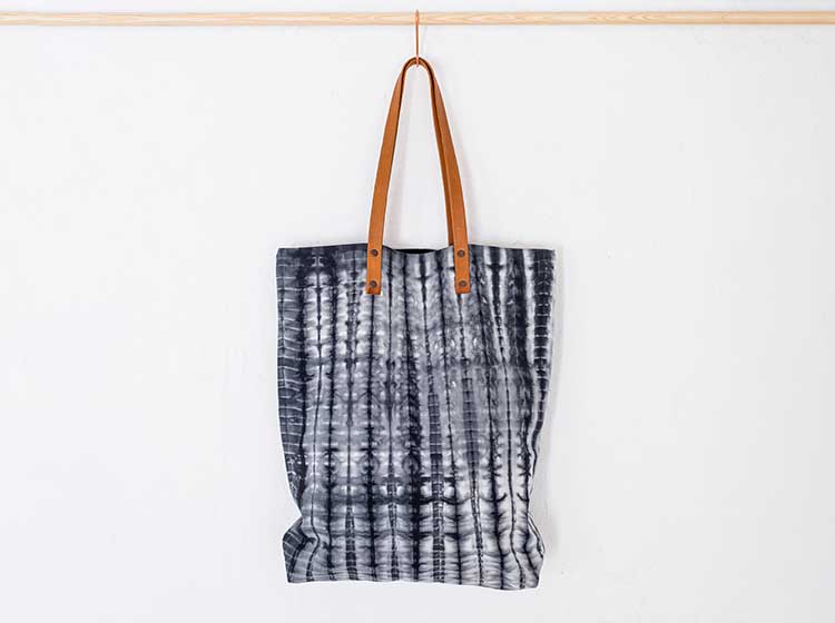 Renna Deluxe Shibori Shopper blau Nur noch ein Tag übrig
