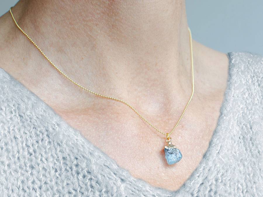 Renna Deluxe GEBURTSSTEIN Kette Gold 50% Rabatt mit kostenlosem Versand