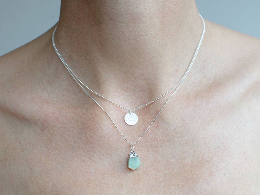 Renna Deluxe GEBURTSSTEIN Kette Gold 50% Rabatt mit kostenlosem Versand