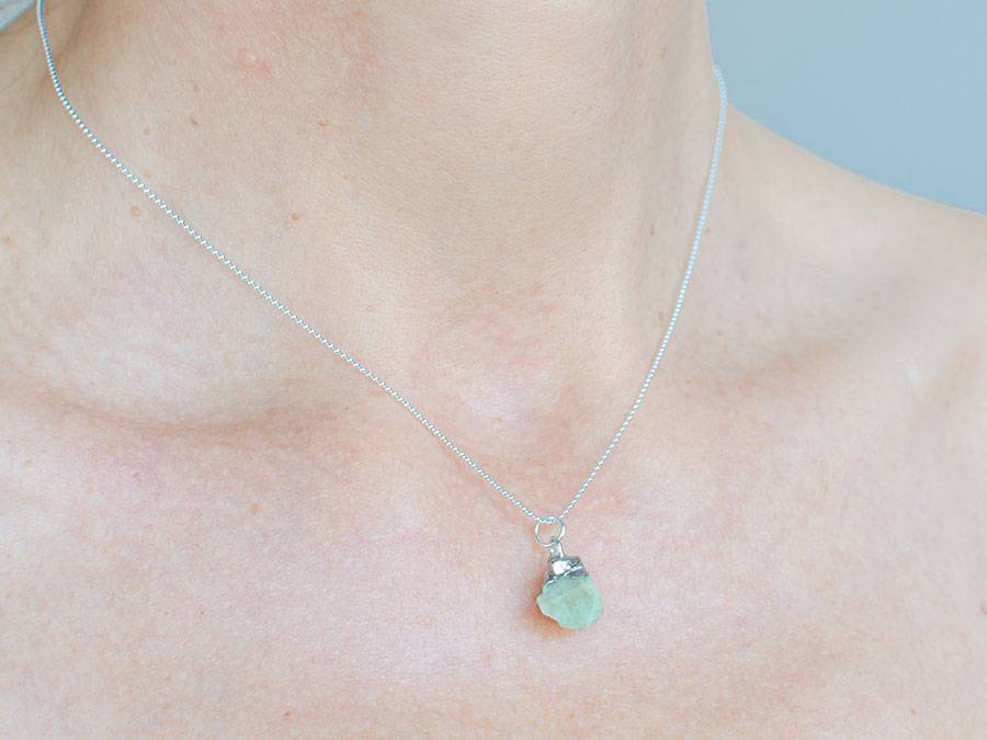 Renna Deluxe GEBURTSSTEIN Kette Silber Clearance-Verkauf