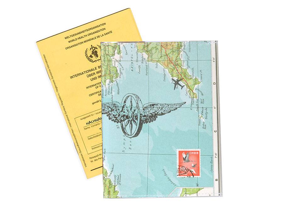 Renna Deluxe Atlas Impfpass Hülle aus Landkarten Rabatte dieses Monats