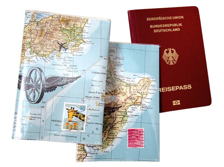 Renna Deluxe Atlas Impfpass Hülle aus Landkarten Rabatte dieses Monats