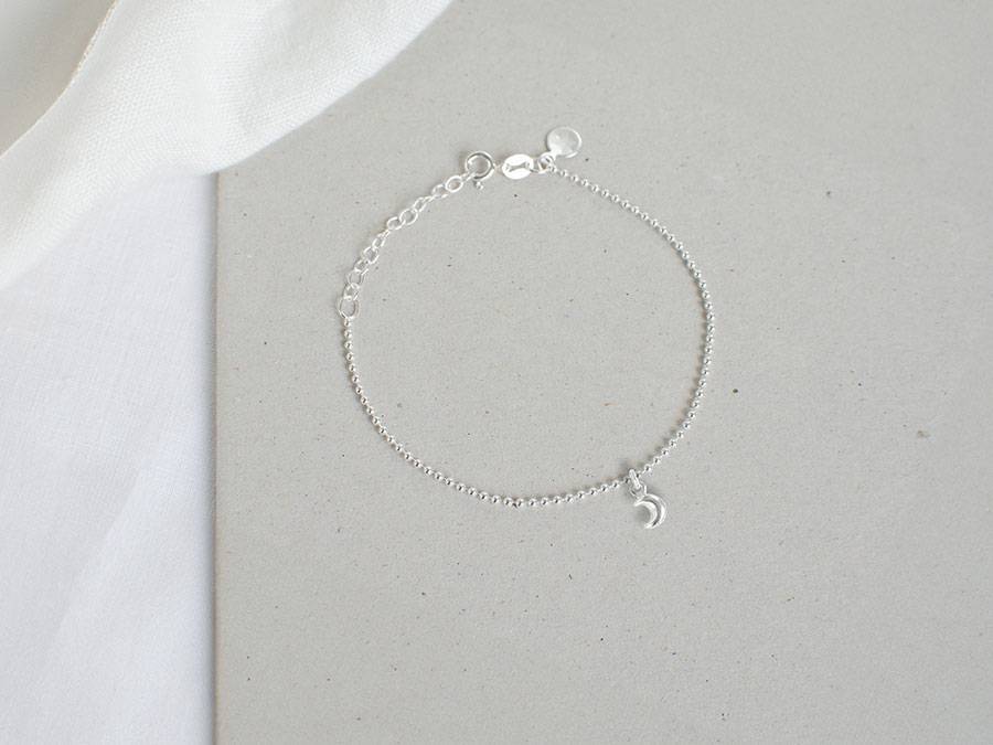 Renna Deluxe Kugel Armband mit MOND Silber Fabrik Onlineshop