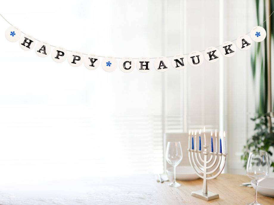 Renna Deluxe HAPPY CHANUKKA Girlande Rabatt