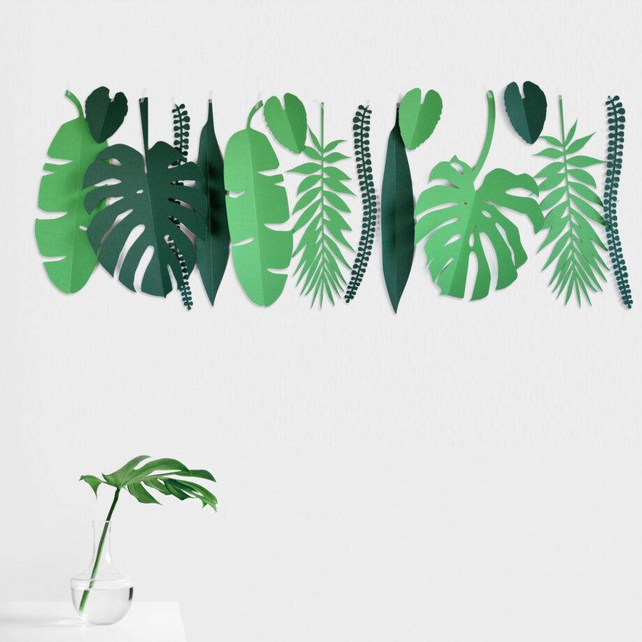 Renna Deluxe Monstera, Palme, TROPEN Wanddekoration Weihnachtsangebot