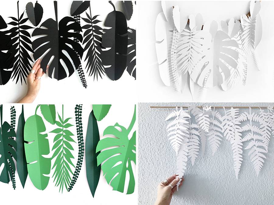 Renna Deluxe Monstera, Palme, TROPEN Wanddekoration Weihnachtsangebot