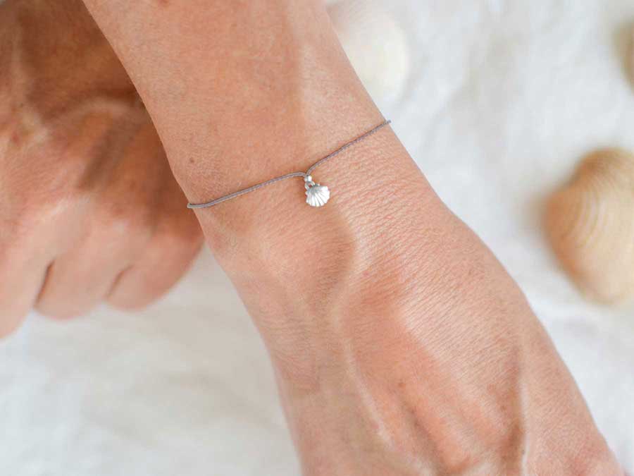 Renna Deluxe MUSCHEL Armband Silber Heißer Verkauf