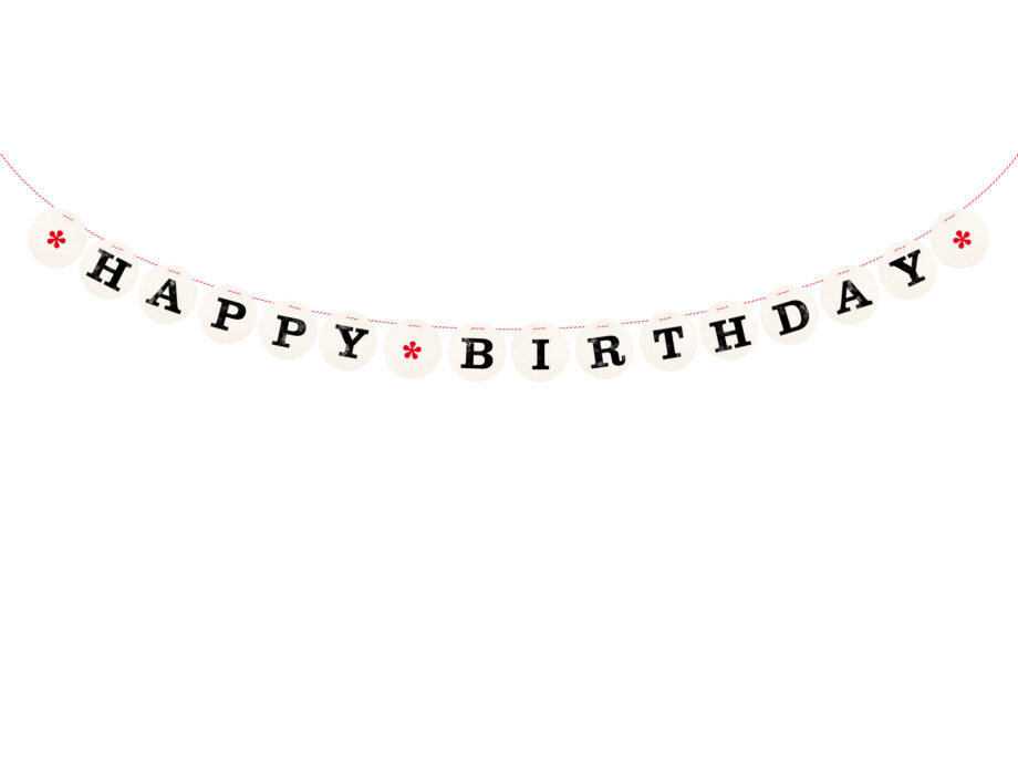 Renna Deluxe HAPPY BIRTHDAY Girlande 50% Rabatt für begrenzte Zeit