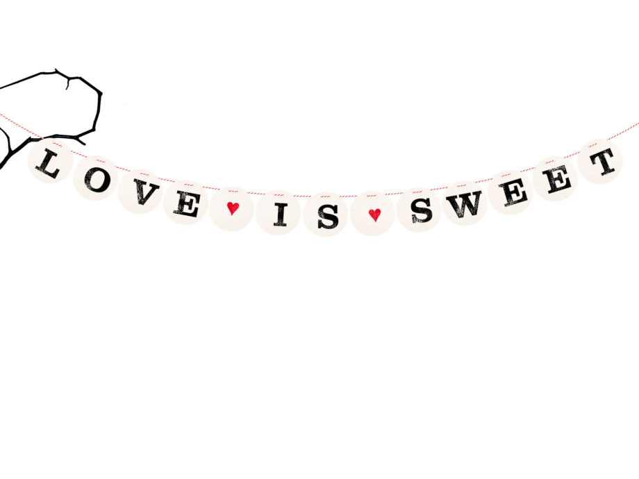 Renna Deluxe LOVE IS SWEET Girlande Rabatte dieses Monats