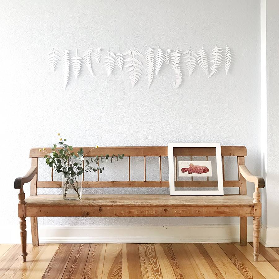 Renna Deluxe FARN-Wedel Wanddekoration Super Sparpreis
