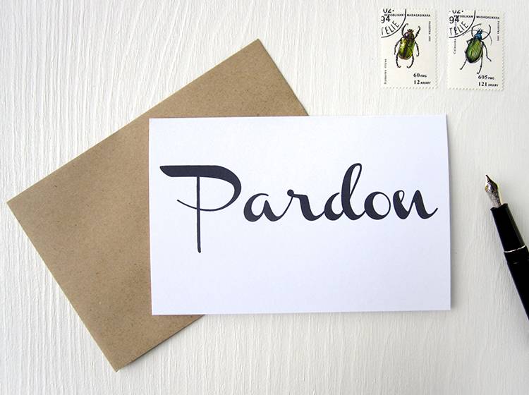 Renna Deluxe PARDON // Klappkarte Zeitbegrenzte Promotion