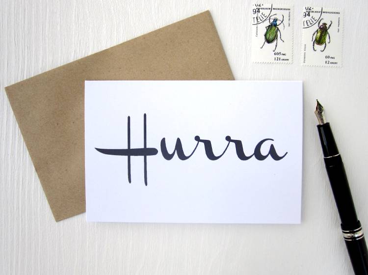 Renna Deluxe HURRA // Klappkarte Bis zu 50% Rabatt