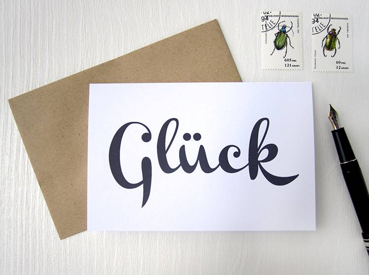 Renna Deluxe Glück // Klappkarte Nur für heute