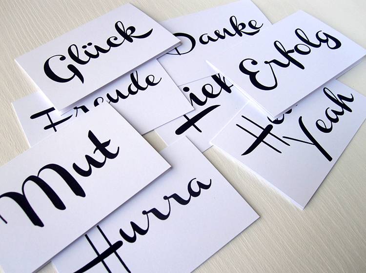 Renna Deluxe LIEBE // Klappkarte Sonderangebot der Fabrik