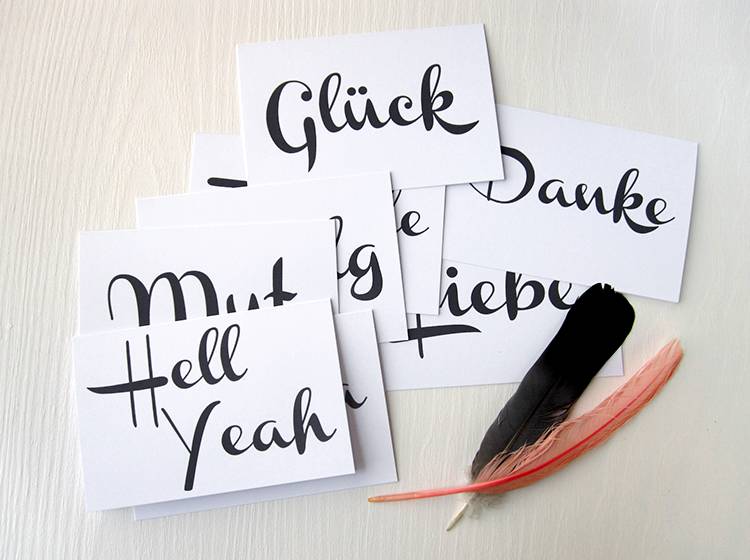 Renna Deluxe LIEBE // Klappkarte Sonderangebot der Fabrik