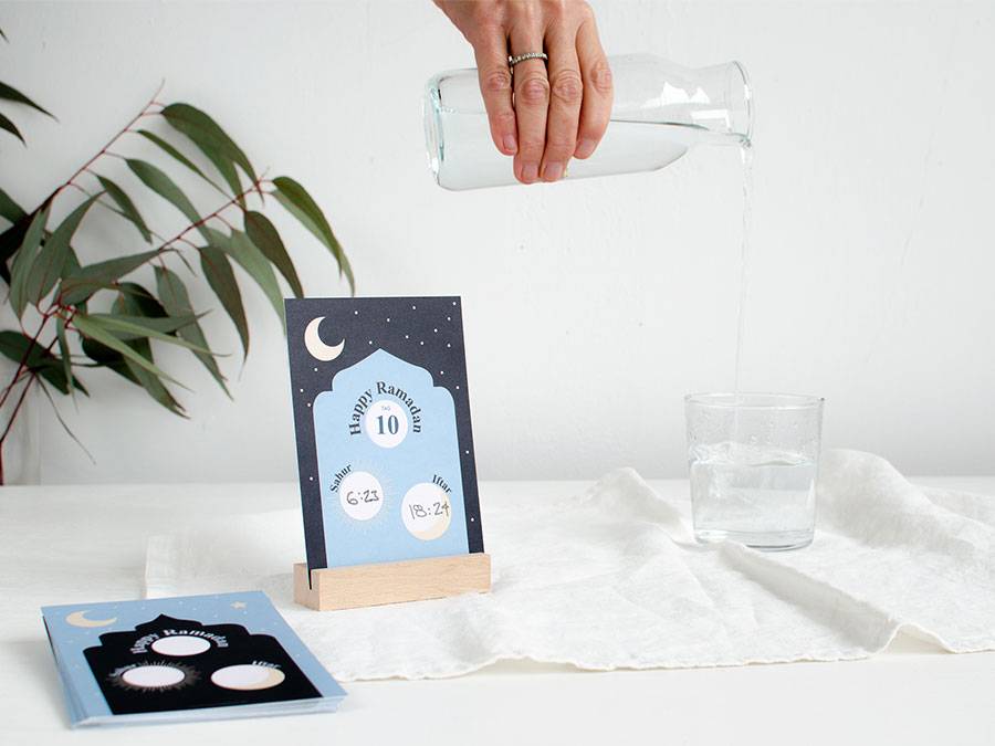 Renna Deluxe RAMADAN Kalender Karten für Sahur und Iftar Sonderangebot