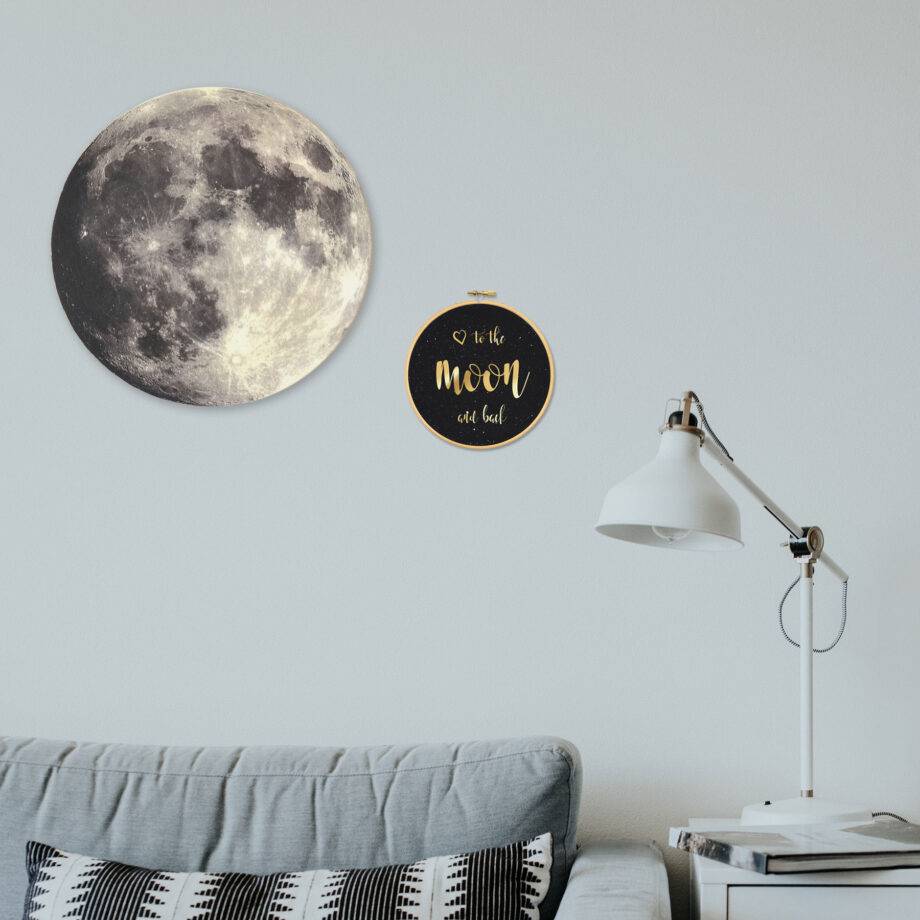 Renna Deluxe I love you to the moon and back! Gold Druck Begrenztes Angebot