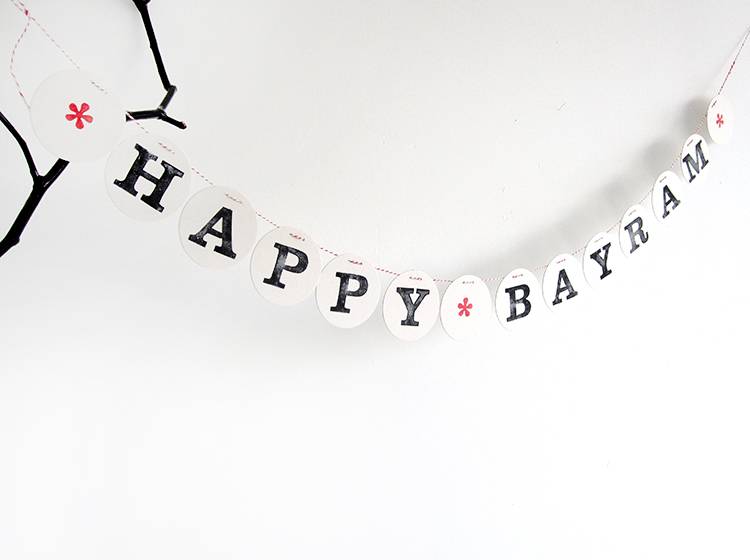 Renna Deluxe Happy BAYRAM Girlande Saisonale Angebote