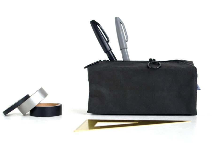 Renna Deluxe Federmäppchen mit Monogramm personalisiert in Schwarz Zeitbegrenzte Promotion