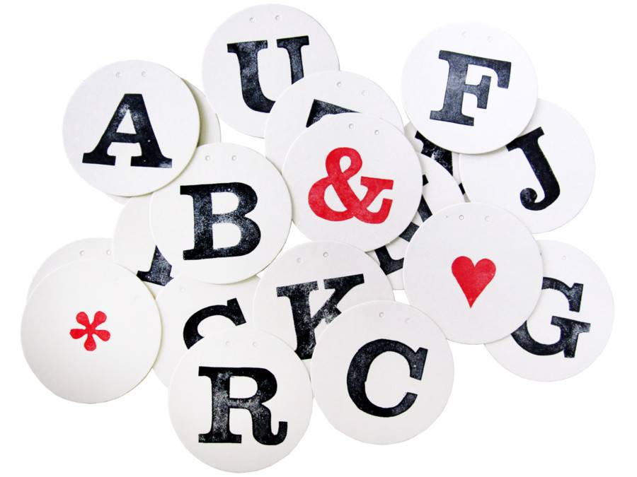 Renna Deluxe Buchstabe für personalisierte Hochzeitsgirlande mit Namen Bis zu 55% Rabatt