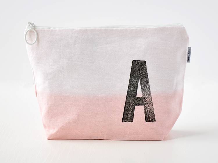 Renna Deluxe Kulturtasche ROSA mit Monogramm personalisiert Letzte 2 Tage