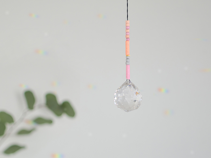 Renna Deluxe SUNCATCHER Rosa Grau Korall Blitzangebot