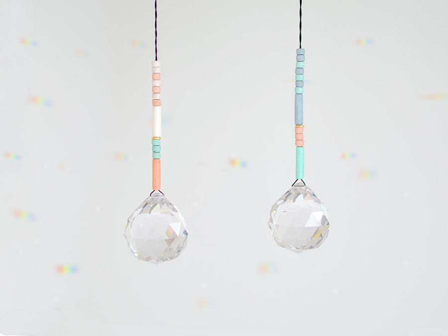 Renna Deluxe SUNCATCHER Rosa Grau Korall Blitzangebot