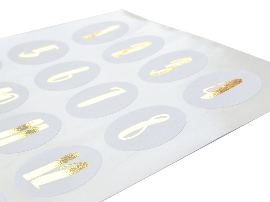 Renna Deluxe Adventskalender Gold metallic mit schwarzen Tüten im Angebot