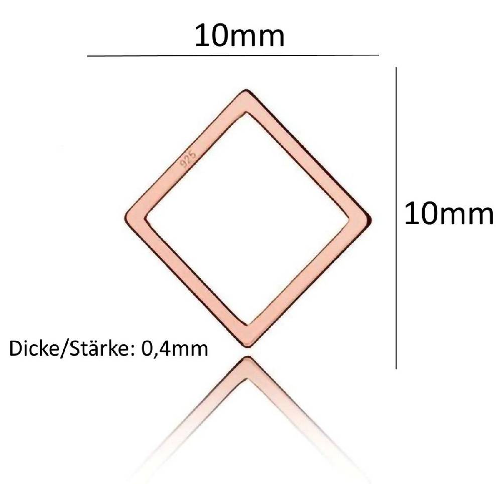 Sadingo Schmuckverbinder Geometrisch | 12x10 mm Rabatte dieses Monats