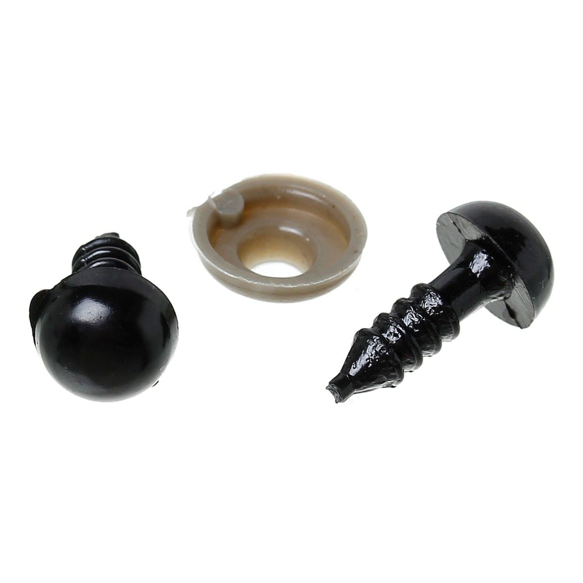Sadingo Puppenaugen, Teddyaugen - 50 Stk. - Auge Ø 8 mm Fabrikverkauf