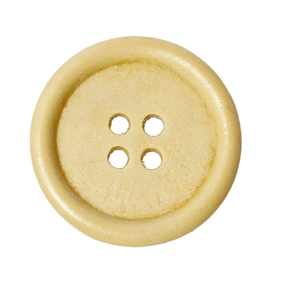 Sadingo Holzknöpfe / 50 Stk. / Ø 2,3 cm Fabrik Onlineshop