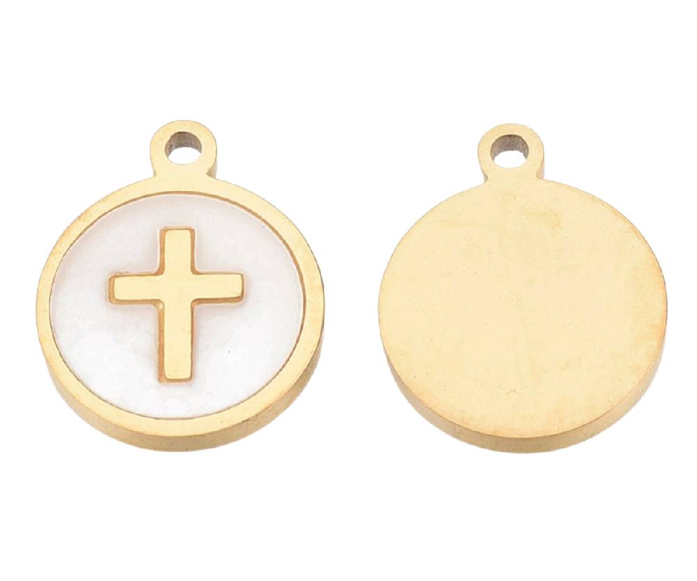 Sadingo Kleine Anhänger Edelstahl, 2 Stück 12x10mm, Motiv wählbar Osterangebot