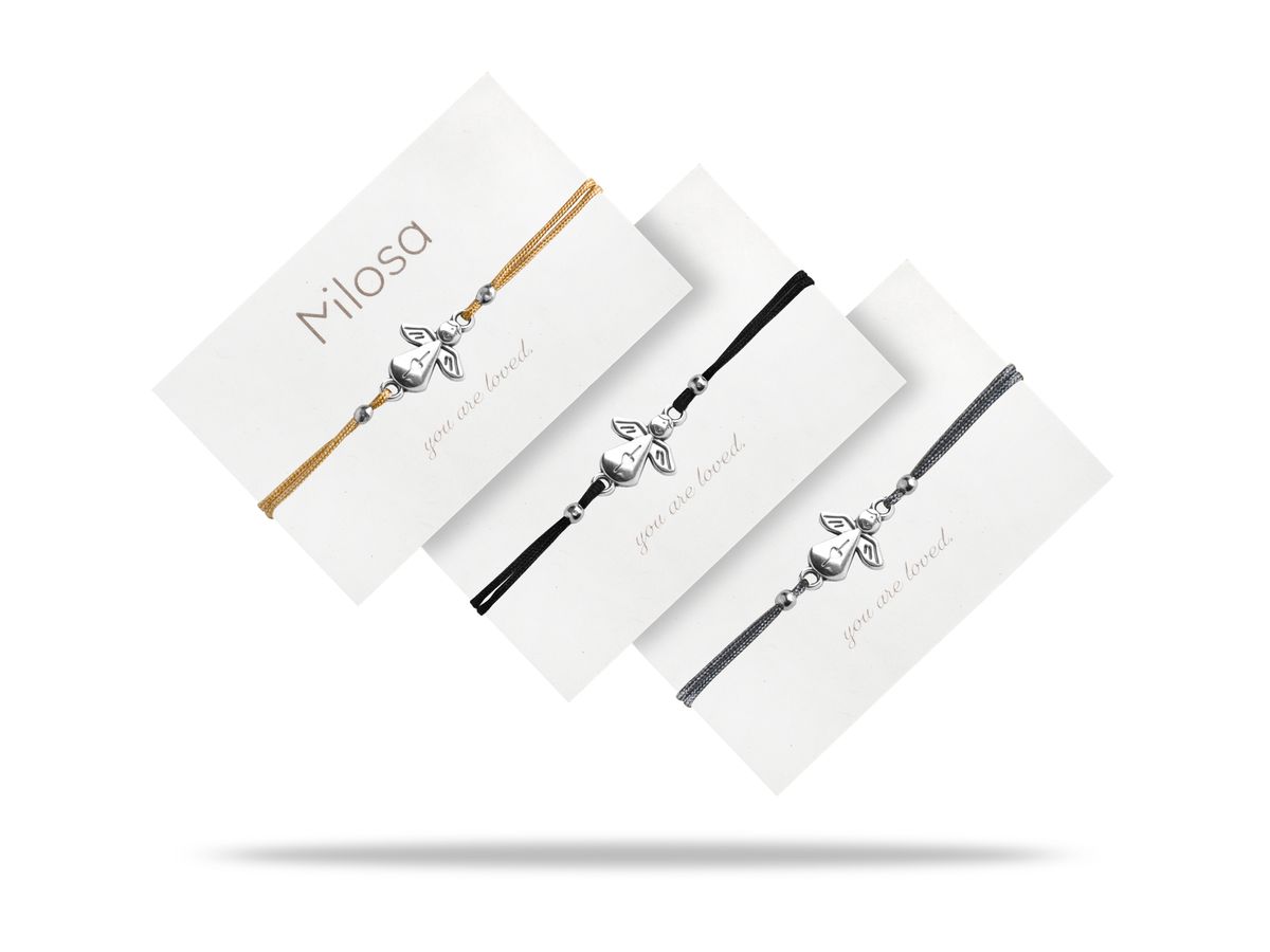 Sadingo Schutzengel Armband Geschenk für Damen (größenverstellbar) Nur für heute